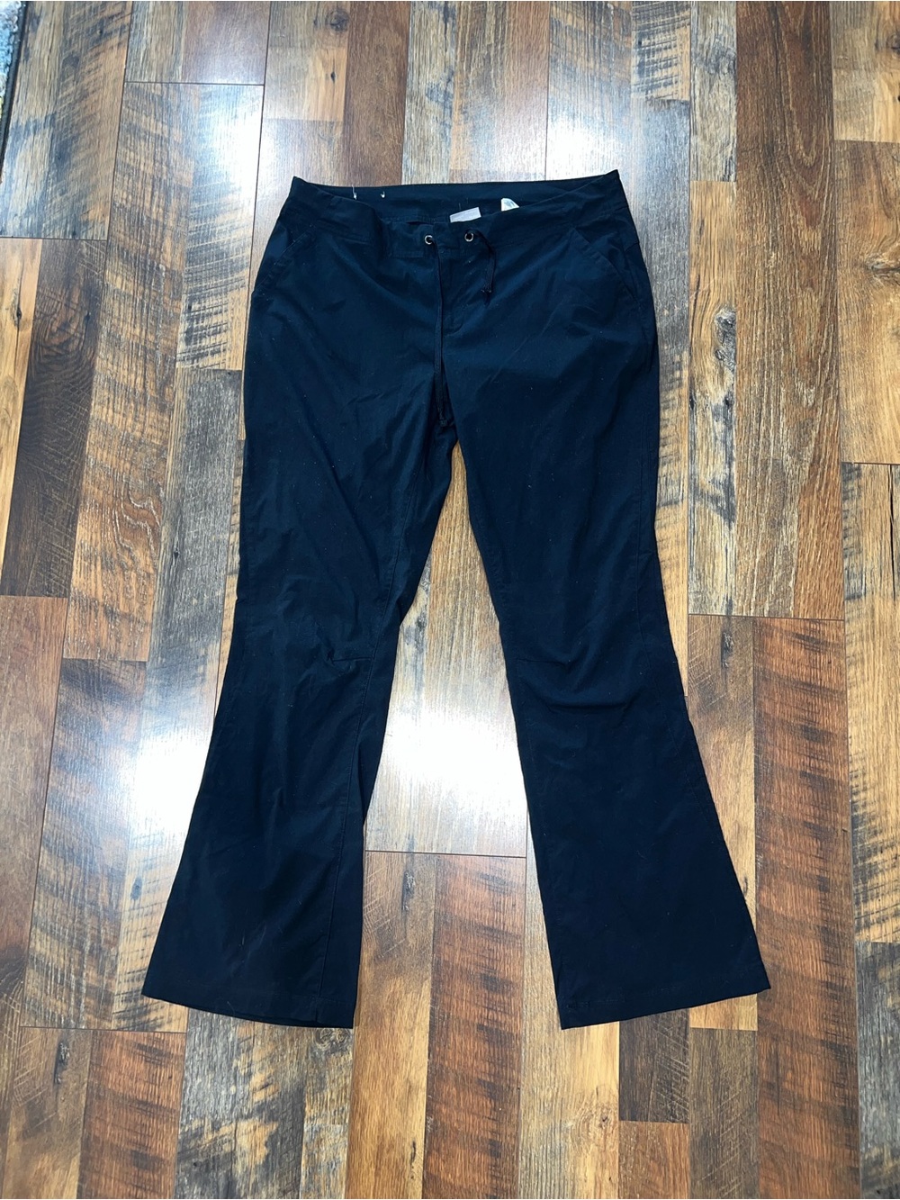 Columbia Black Flare Wide-Leg Jeans